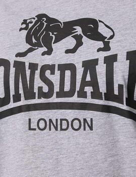 Camiseta LONSDALE LOGO - Marl Grey