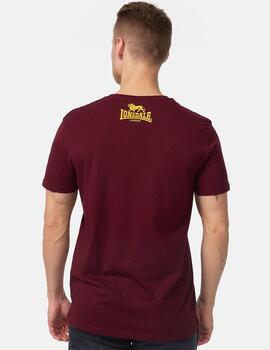 Camiseta LONSDALE LOGO - Vintage Oxblood