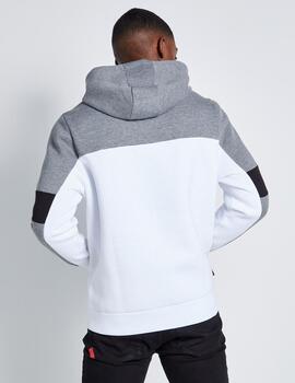 Sudadera Capucha 11º CUT AND SEW - White / Charcoal Ma