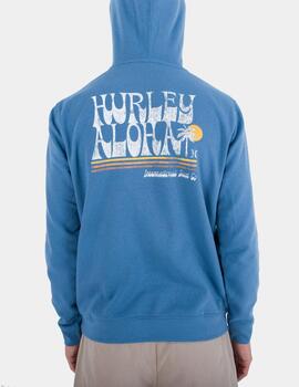 Sudadera Capucha HURLEY 77 SUMMER - Medium Blue