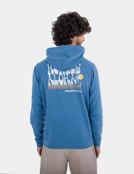 Sudadera Capucha HURLEY 77 SUMMER - Medium Blue