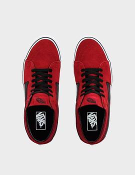 Zapatillas Vans SK8 MID - Biking red true white