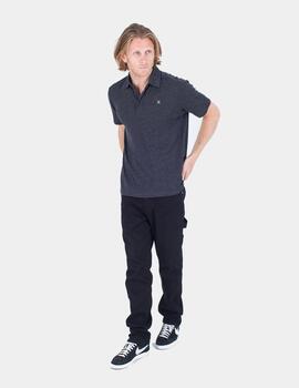 Polo HURLEY ACE VISTA - Black Heather