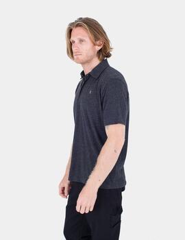 Polo HURLEY ACE VISTA - Black Heather