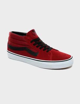Zapatillas Vans SK8 MID - Biking red true white