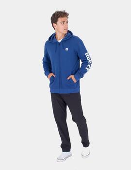 Sudadera Capucha Abierta HURLEY ICON BOXED - Blue Void