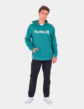 Sudadera Capucha HURLEY OAO SOLID - Deep Mojito