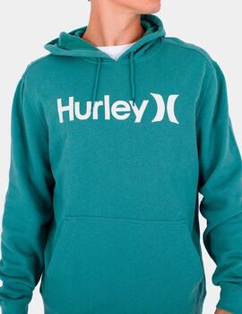 Sudadera Capucha HURLEY OAO SOLID - Deep Mojito