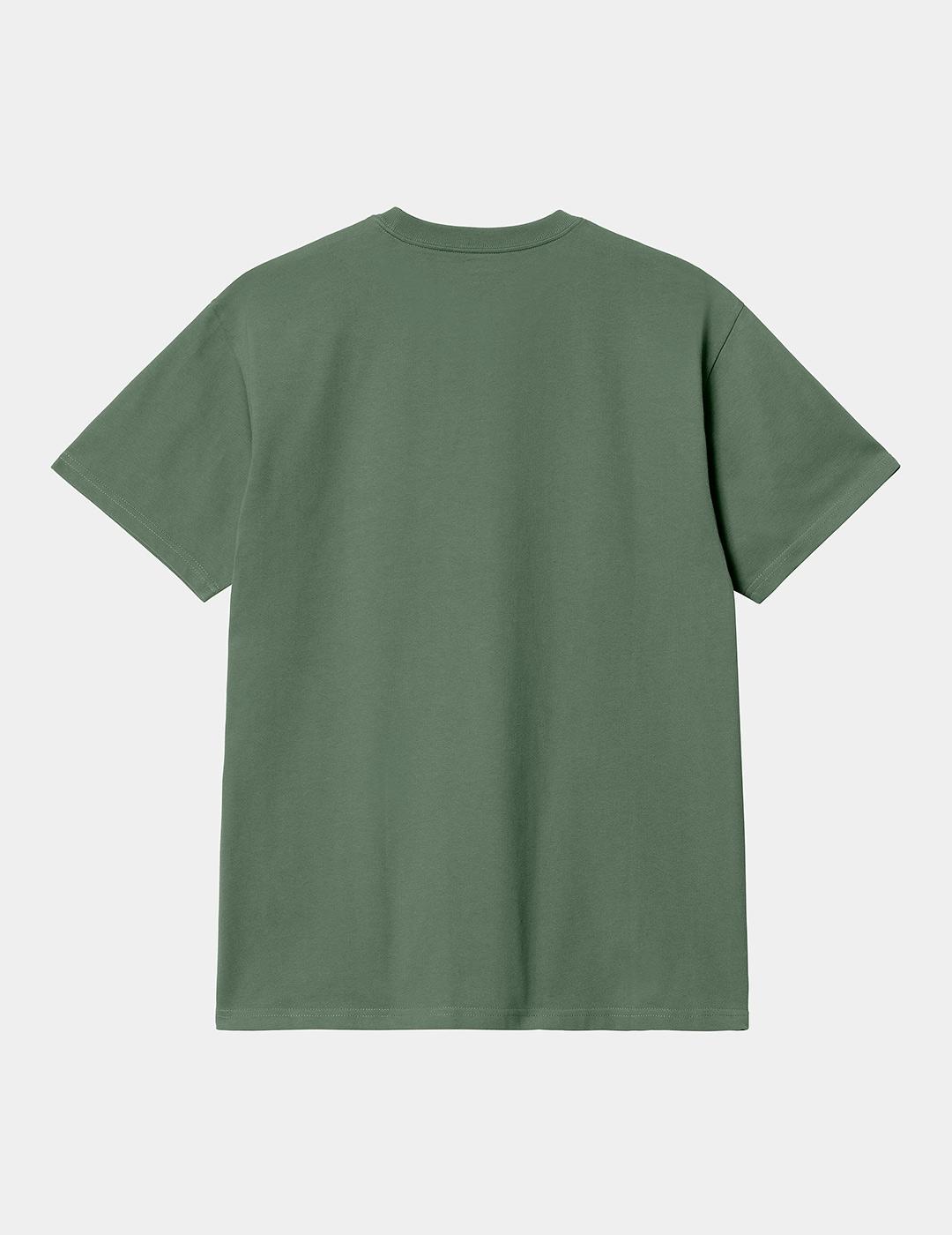 Camiseta CARHARTT CHASE - Duck Green/Gold
