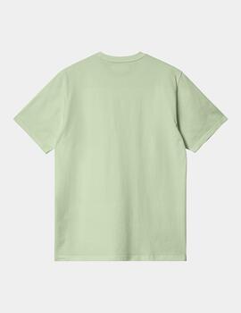 Camiseta CARHARTT WIP POCKET - Charm Green