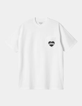 Camiseta CARHARTT AMOUR POCKET - White/Black