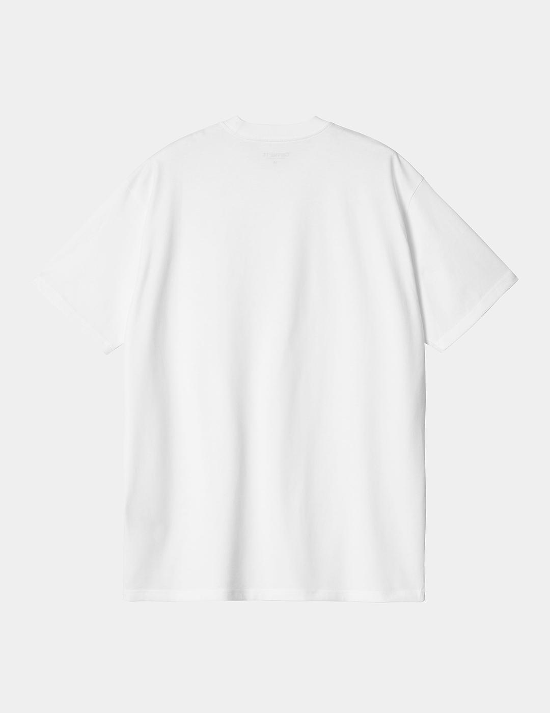 Camiseta CARHARTT AMOUR POCKET - White/Black