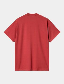 Camiseta CARHARTT WIP AMOUR POCKET - Tuscany/White