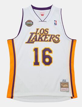 Camiseta Tirantes LA LAKERS PAU GASOL - White