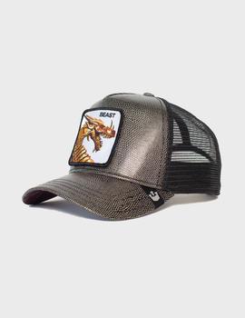 Gorra Para Hombre Gorra Trucker Goorin Bros Full Flavor - Negra, Ajustable, Tejido French Terry, Logotipo Bordado Gorras Con Animales Significado