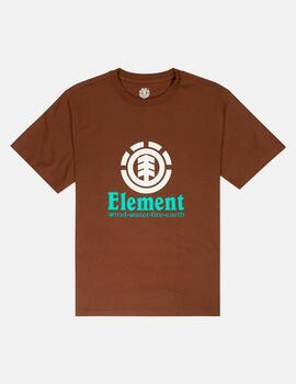 Camiseta ELEMENT VERTICAL - Chestnut