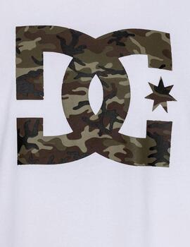 Camiseta DC SHOES STAR FILL - White/Camo