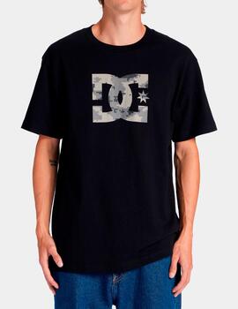 Camiseta DC SHOES STAR FILL - Black/Cloud Cover