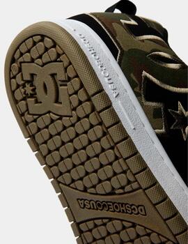 Zapatillas DCSHOES COURT GRAFFIK - Black/Black/Green