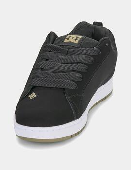 Zapatillas DCSHOES COURT GRAFFIK - Black/Black/Green