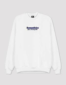 Sudadera Crew KAOTIKO LOVING BEAR - White