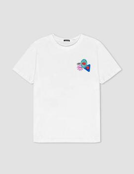 Camiseta KAOTIKO WASHED FRESH - White