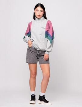 Sudadera Crew KAOTIKO NASHVILLE - Gray/Cherry/Grape