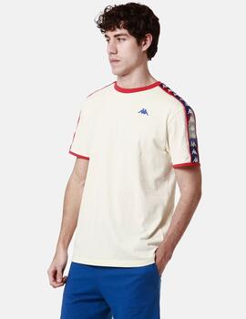 Camiseta LILOGT - Graphik Tape Grey Md Mel/Red/Blu