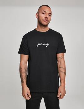 Camiseta MISTER TEE PRAY EMB - Negro