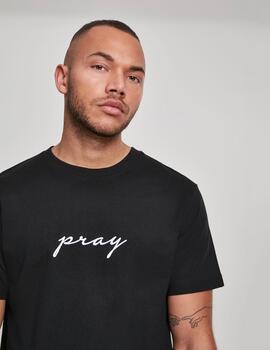Camiseta MISTER TEE PRAY EMB - Negro