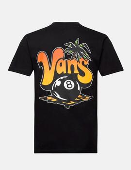 Camiseta PARADISE VANS PALM - Black