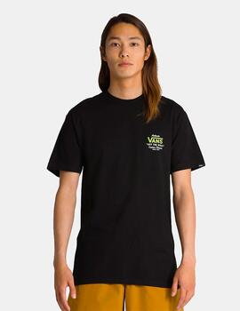 Camiseta VANS HOLDER ST CLASSIC- Black/Lime Green