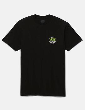 Camiseta VANS HOLDER ST CLASSIC- Black/Lime Green