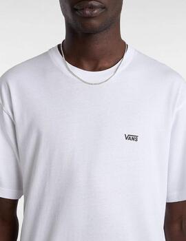 Camiseta VANS LEFT CHEST LOGO - White/Black