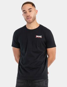 Camiseta Lonsdale DALE - Black/White/Red