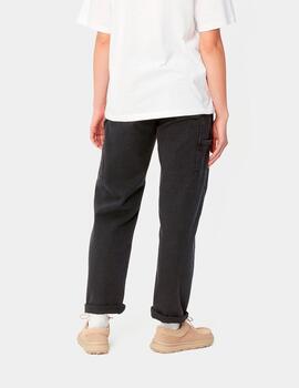 Pantalón CARHARTT WIP W' PIERCE - Black Stone Washed