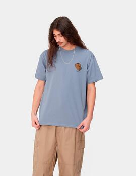 Camiseta CARHARTT DIAGRAM C - Bay Blue