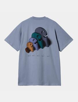 Camiseta CARHARTT DIAGRAM C - Bay Blue
