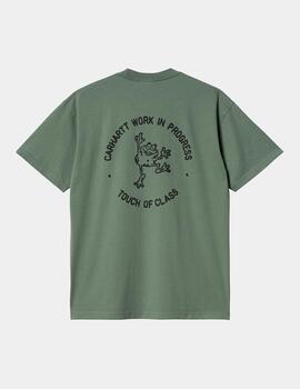 Camiseta CARHARTT WIP STAMP - Duck Green / Black Stone