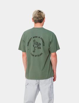Camiseta CARHARTT WIP STAMP - Duck Green / Black Stone