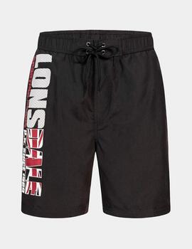 Bañador LONSDALE CARNKIE - Black/Red/White