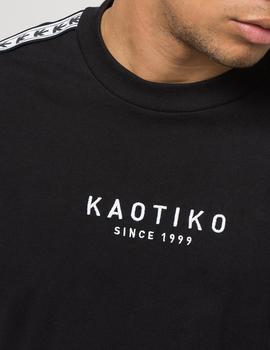 Camiseta Kaotiko  LOGOS - Negro