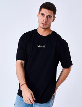 Camiseta PXP T231014 - Negro/Blanco
