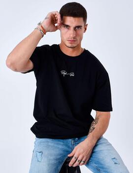 Camiseta PXP T231014 - Negro/Blanco