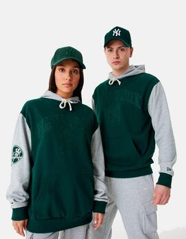 Sudadera NEW ERA Cap. MLB TEAM PATCH NEYYAN - Dark Green/H