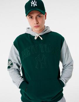 Sudadera NEW ERA Cap. MLB TEAM PATCH NEYYAN - Dark Green/H