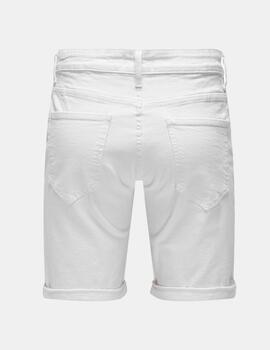 Bermuda ONLY&SONS  PLY AZG 9297 - White