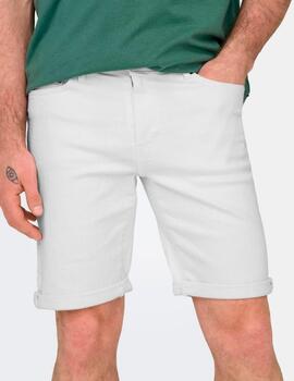 Bermuda ONLY&SONS  PLY AZG 9297 - White