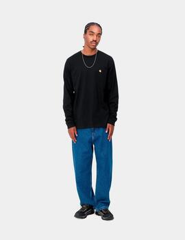 Camiseta Manga Larga CARHARTT WIP CHASE - Black / Gold