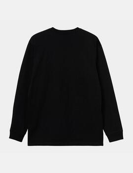 Camiseta Manga Larga CARHARTT WIP CHASE - Black / Gold